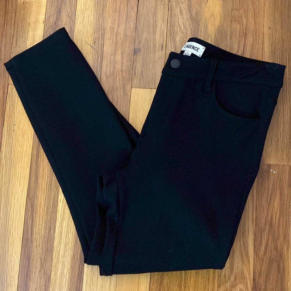 L’AGENCE Women’s Black Trousers Size 27